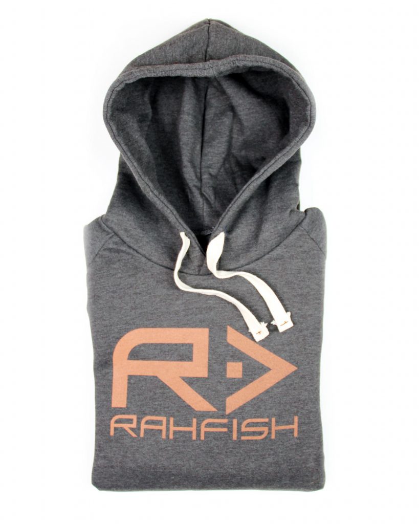 Rahfish Big R Hoodie - Charcoal/Orange