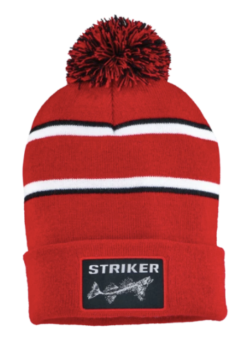 Striker Striped Pom Hat