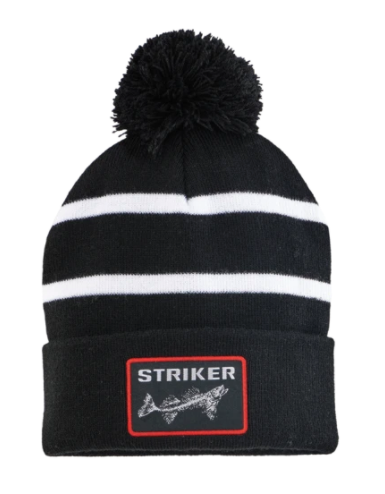 Striker Striped Pom Hat