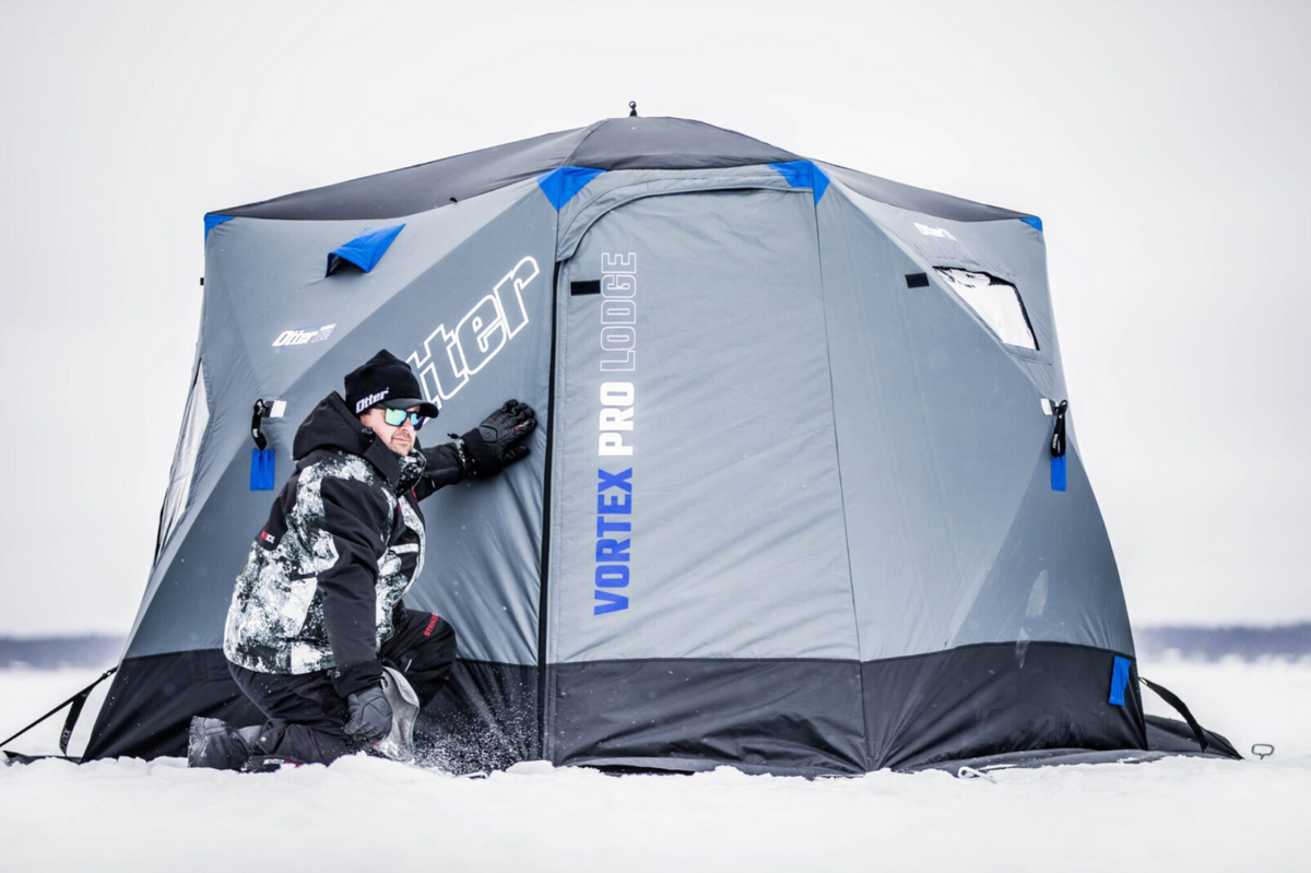 Clam Ice Fishing Shelter Otter Vortex PRO Lodge Ice Fishing