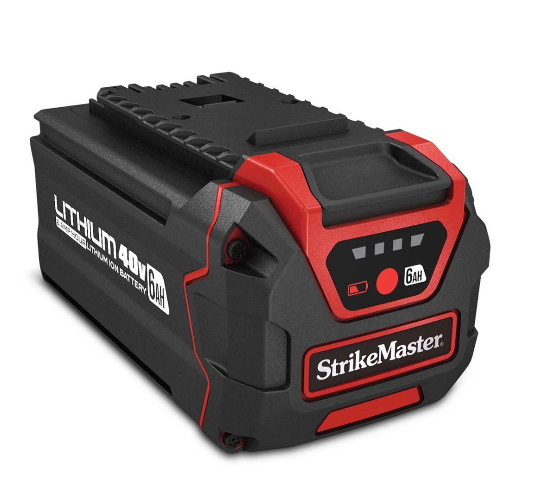 StrikeMaster Lithium 40V 6AH Battery w/USB Port - LOTWSHQ