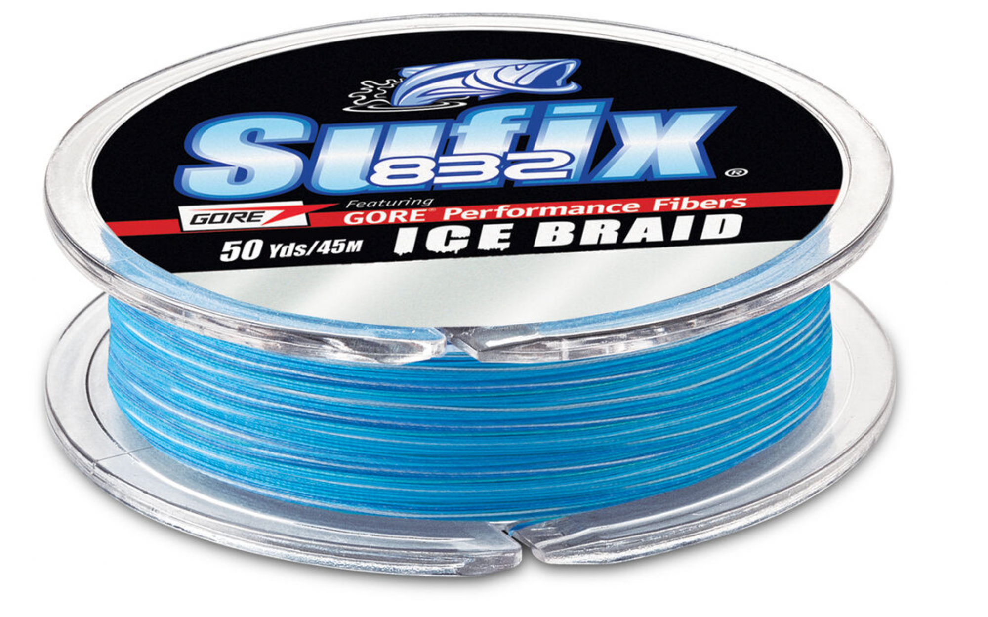 Gamma Fluorocarbon Ice Fishing Line, Clear, 110yd, 10lb, Size: 10 lbs
