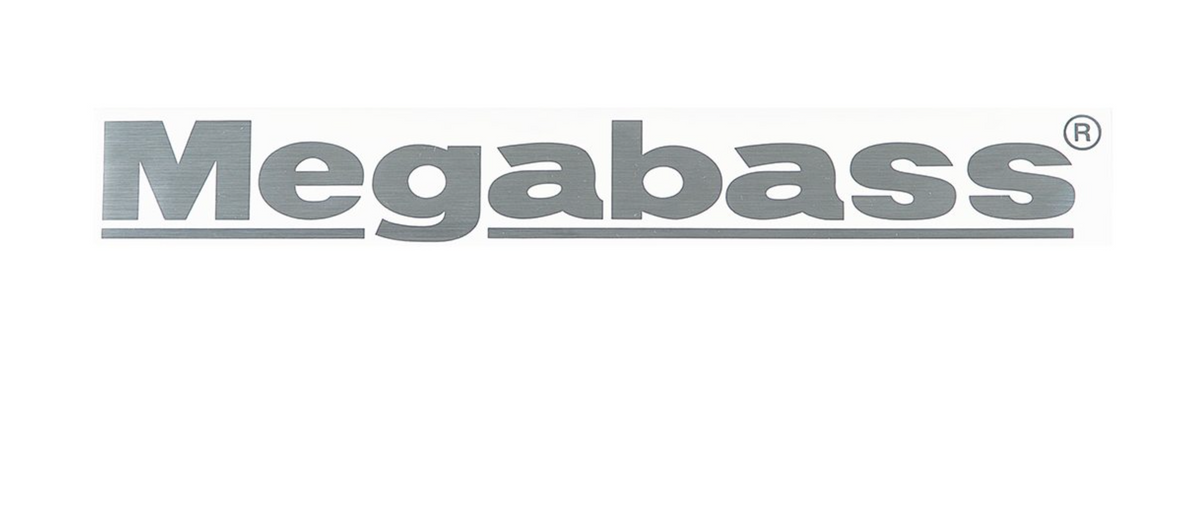 Megabass 16&quot; Brushed Silver Decal