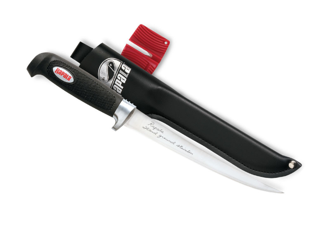 Rapala Soft Grip Filleting Knife with Sharpener