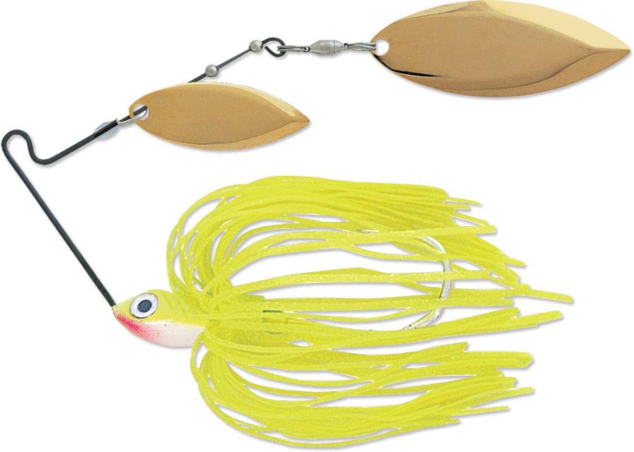  Terminator Pro Series Spinnerbait 1/2 Chartreuse and White Shad  : Electronics