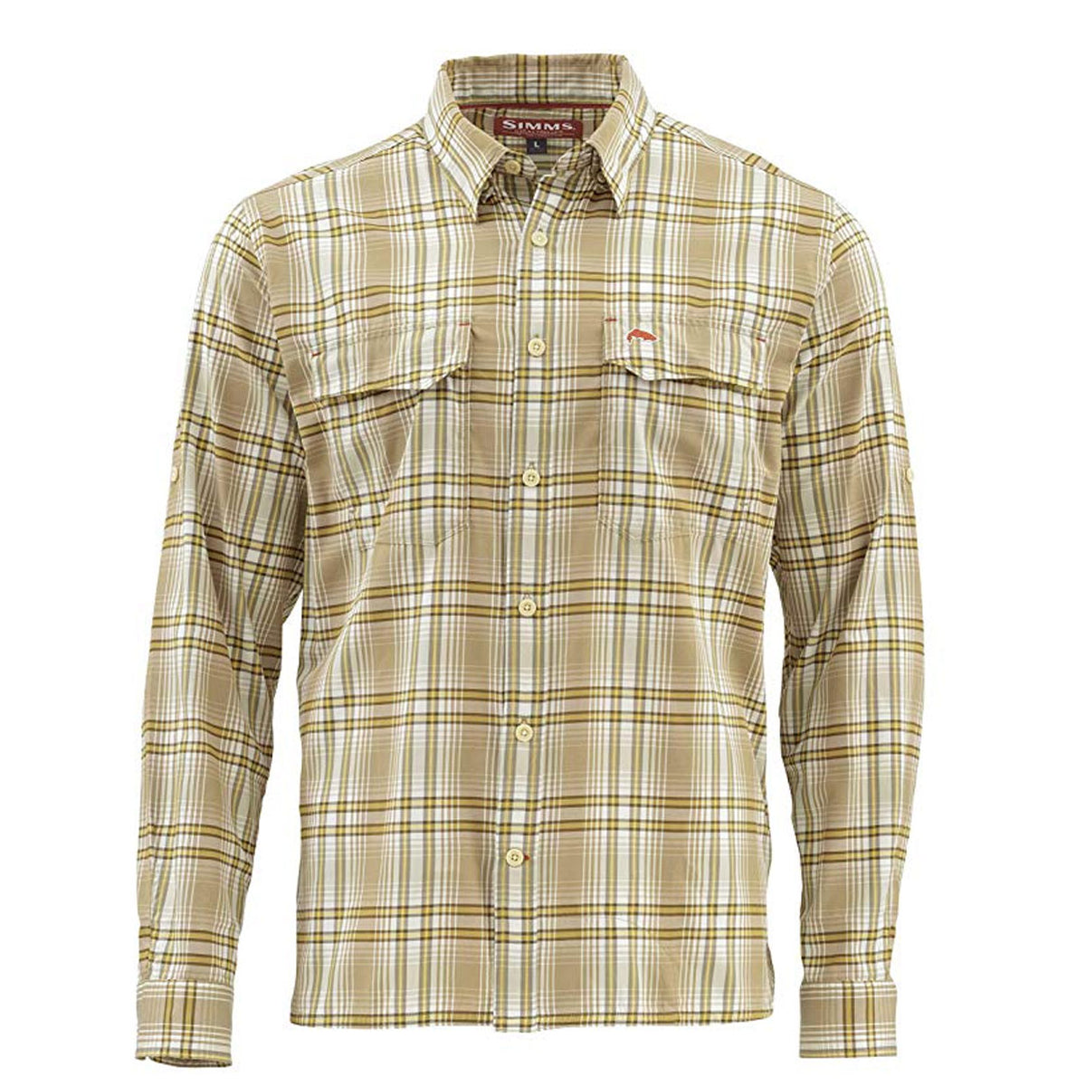 Simms Legend Long Sleeve Shirt - Briar Plaid