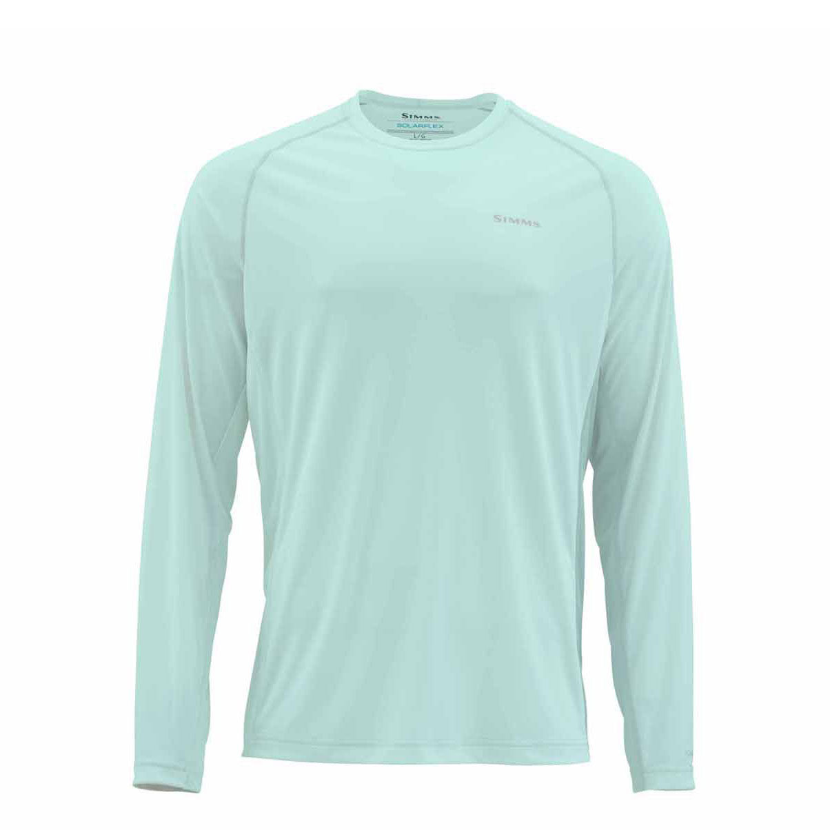 SolarFlex Crewneck Long Sleeve Shirt - Solid - Wintergreen