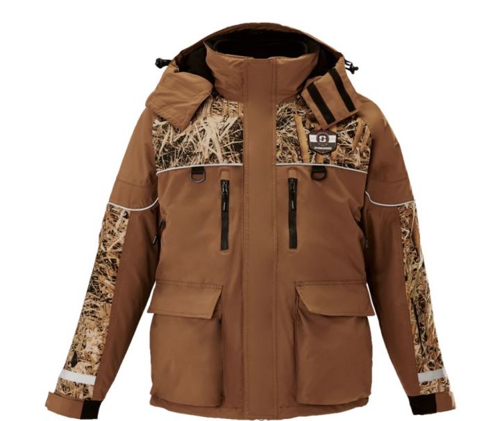 Striker Ice Climate Jacket - Brown/Camo - Front
