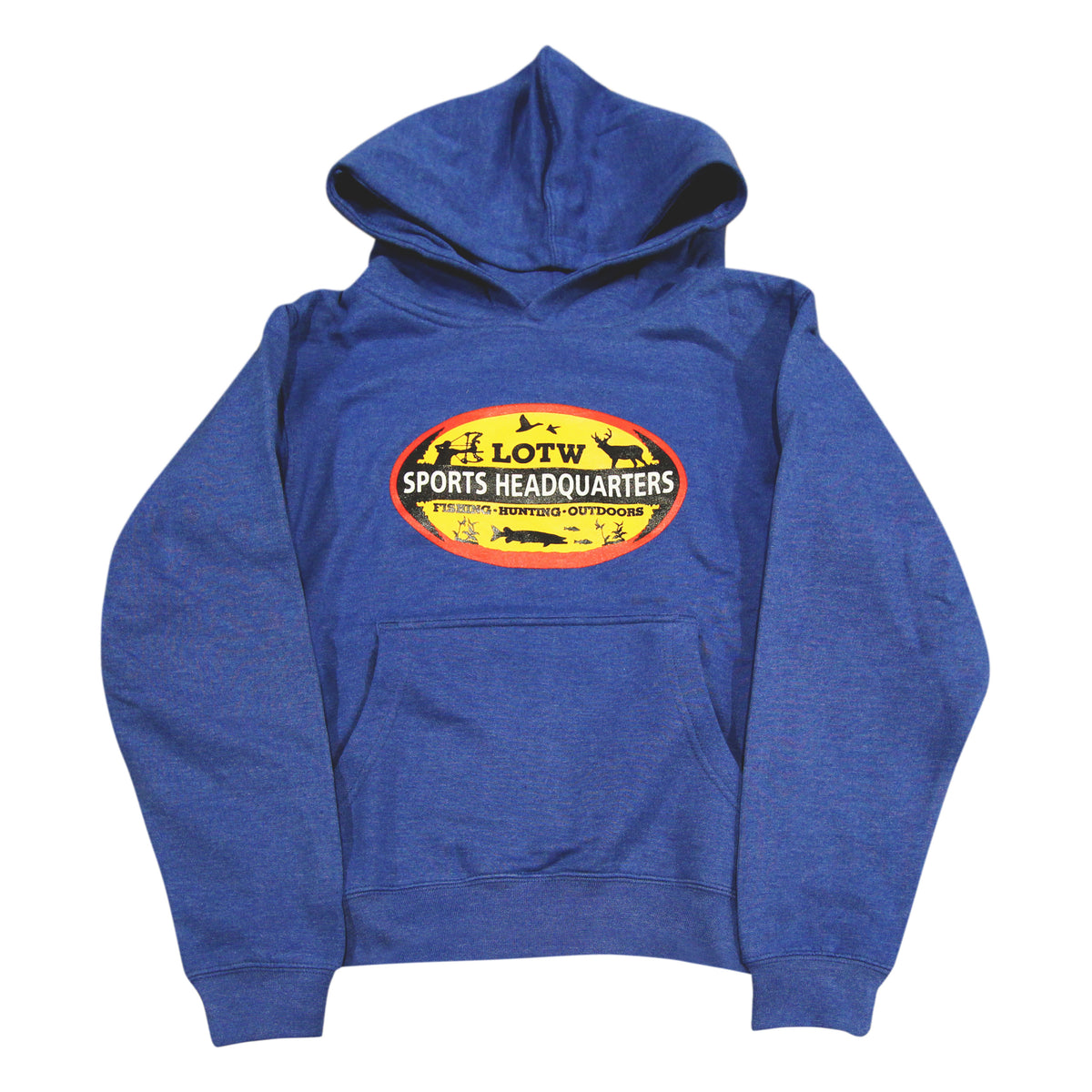 LOTW Sports Headquarters Youth Hoodie - Royal Heather