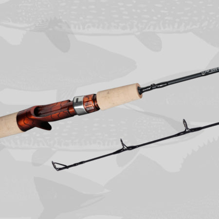 baitcasting rods for ice fishing Signature Series 45" Medium Heavy Casting Rod Heavy Baitcast Fishing Pole and Reel Combo Ice Fishing Rod, Stainless Steel