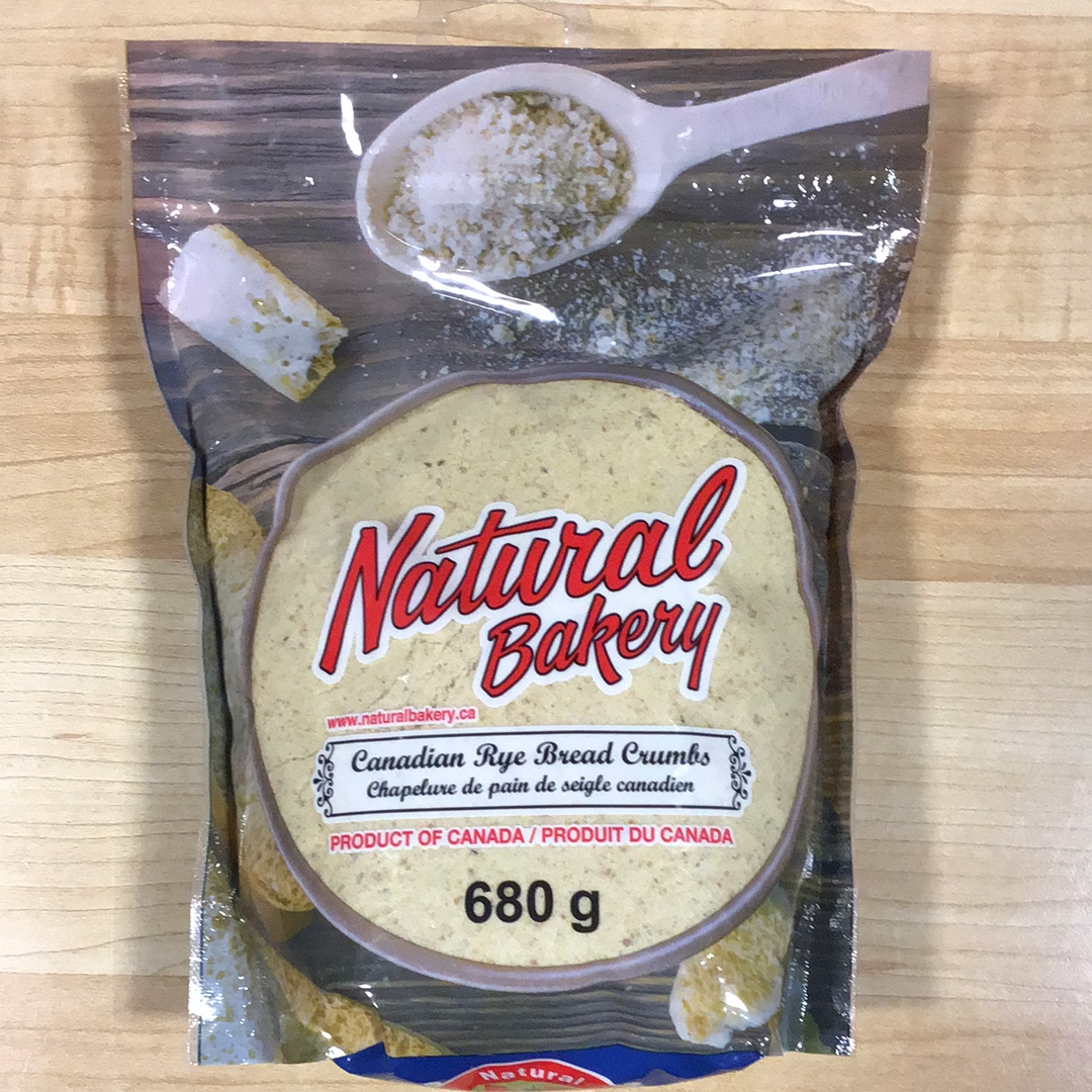 Natural Bakery Canadian Rye Bread Crumbs