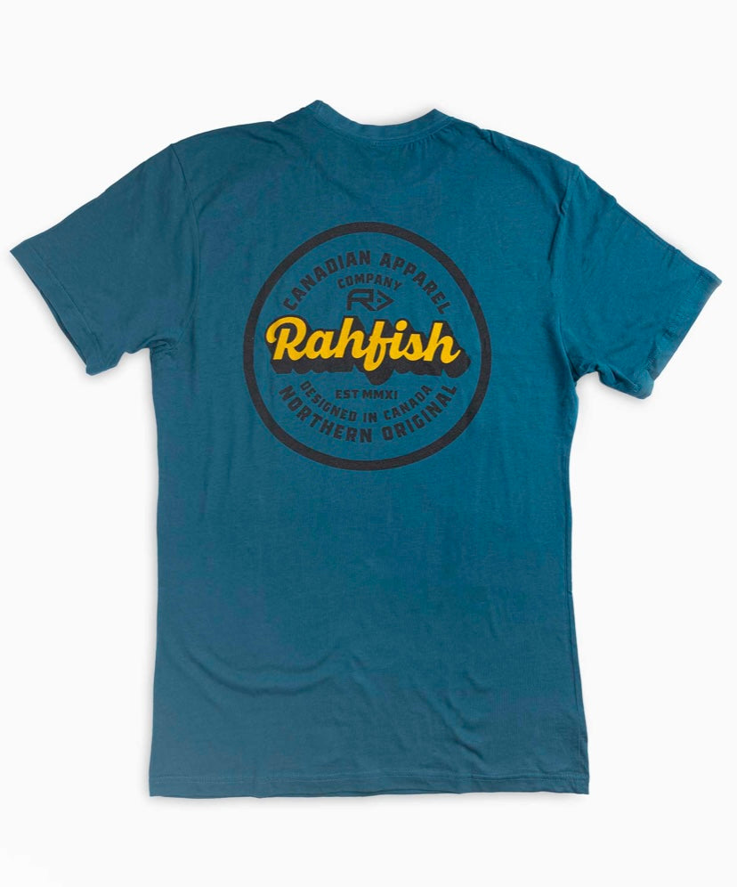 RahFish The Deets Tee Coral Blue