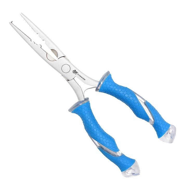 Cuda 8&quot; Titanium Bonded Stainless Steel Freshwater Plier with Ring Splitter