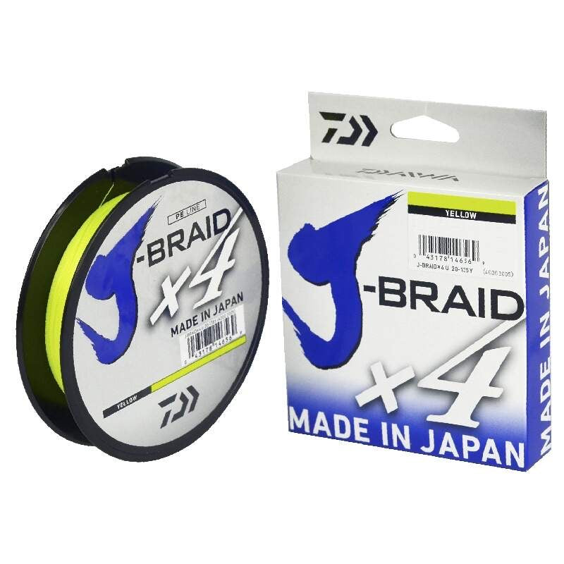 Daiwa J-Braid x4 Braided Line 
