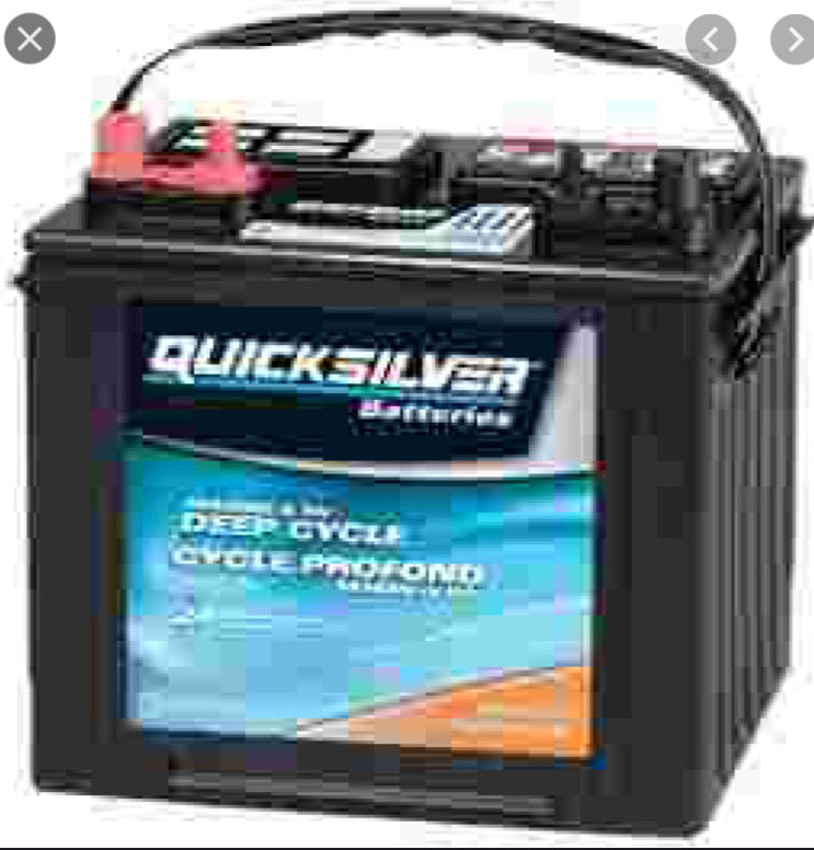 Quicksilver Marine Deep Cycle And Cranking Batteries