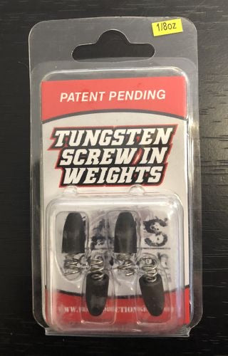 Bass Addiction Flat Out Tungsten Screw In Bullet Weights