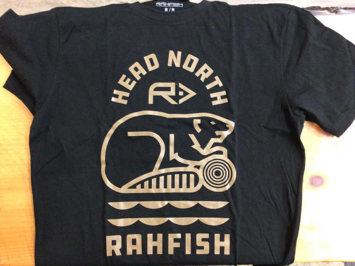 Rahfish Northern Beaver Tee - Black