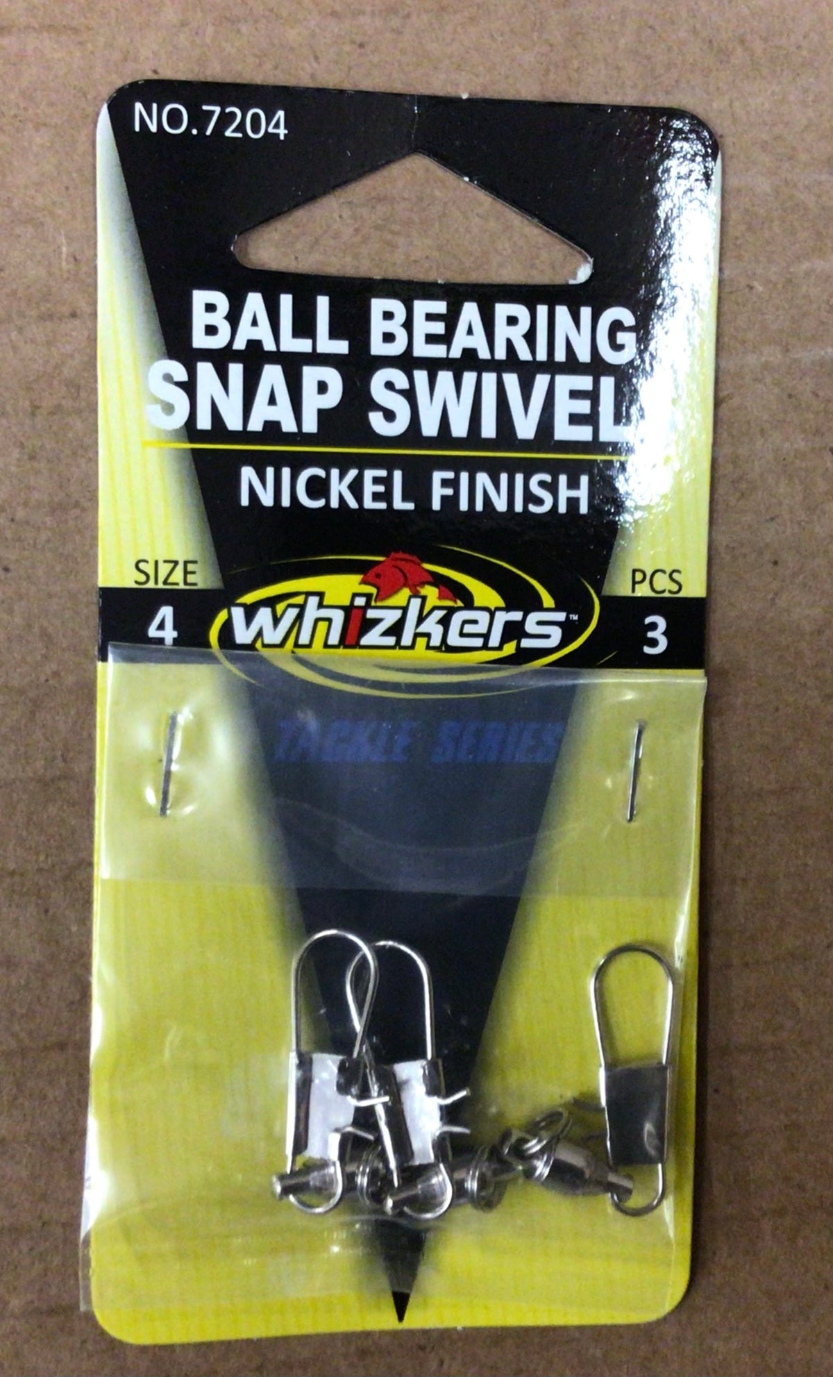 Whizkers Ball Bearing Snap Swivel