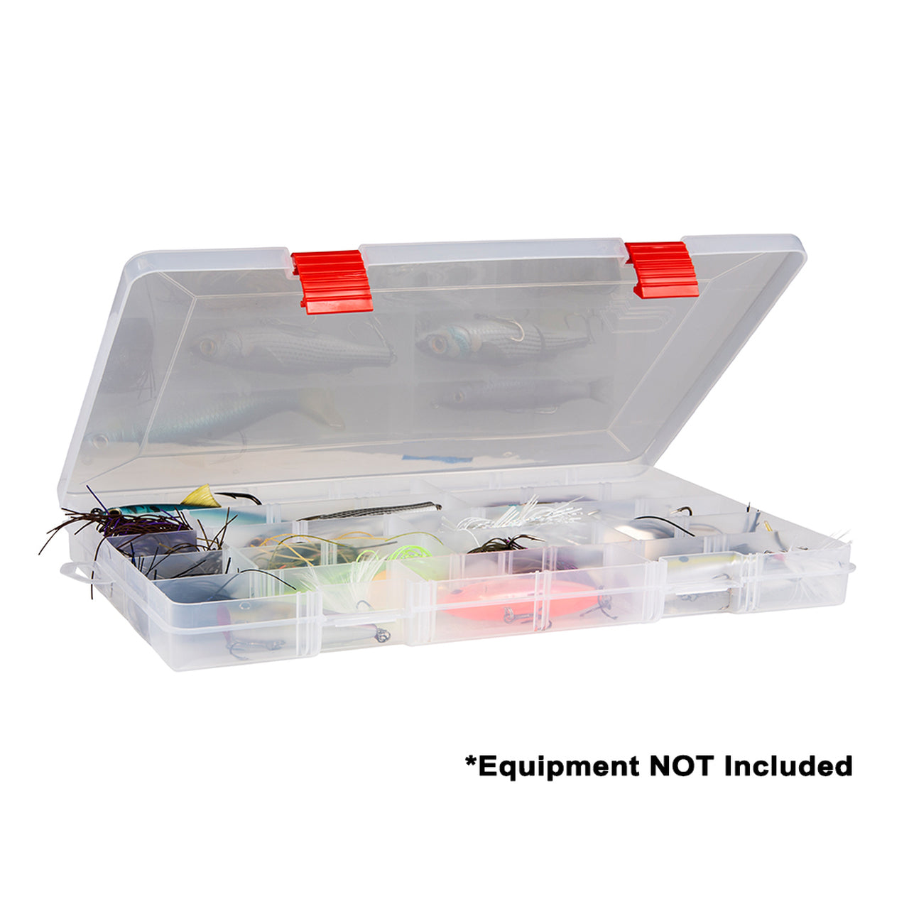 Osage River Gear Medium Tackle Box Organizers, Clear Plastic Fishing Tackle  Storage Trays with Adjustable Dividers 
