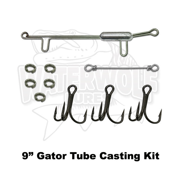 Waterwolf Lures Gator Tube Casting Rig