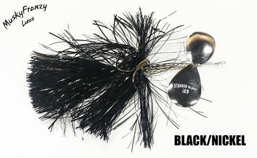 Musky Frenzy IC9 Stagger Blade Bucktail