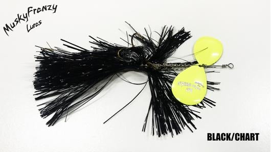 Musky Frenzy IC9 Stagger Blade Bucktail