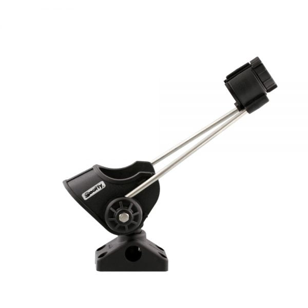 2pcs Fishing Rod Holder Vertical Magnet ABS Flexible Rod Rack Universal Interface for Banksticks Rod Pods, Men's, Size: Small, Black