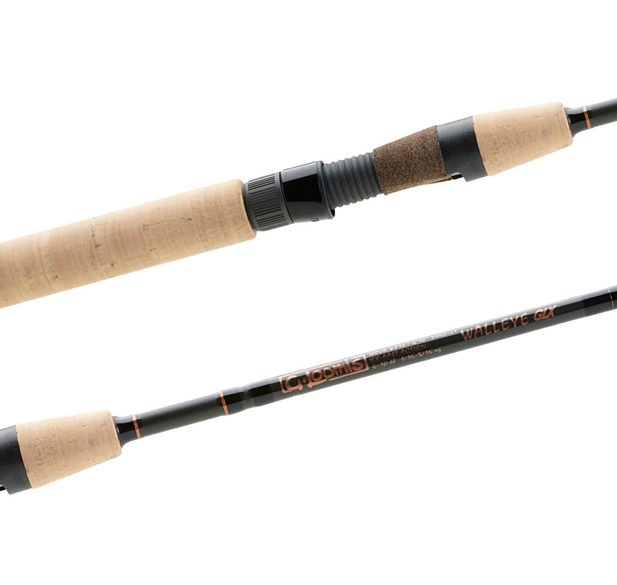 g loomis e6x walleye vertical jig rods spinning G. Loomis GLX Walleye Series Spinning Rods